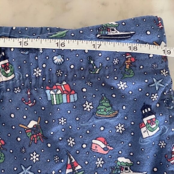 VINEYARD VINES Men's Christmas Cotton Santa Whale Lounge Pajama Pants - Picture 13 of 15